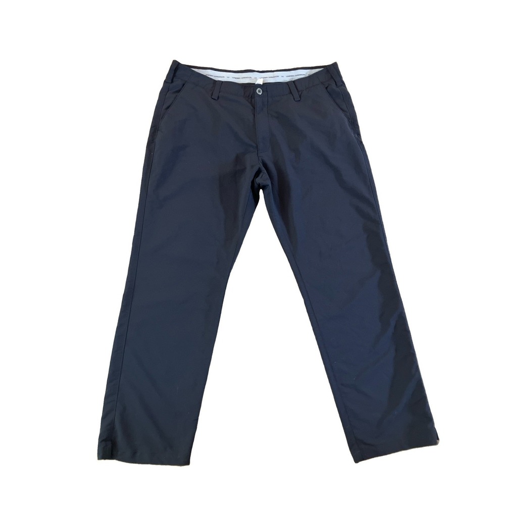 Under Armour Black Stretch Performance Chino Golf Pants Men's 42 X 32